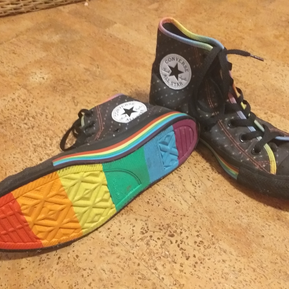 Rainbow Pride Converse